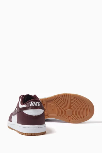 Dunk Low Sneakers in Leather