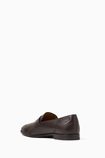 Windsor Loafers in Grained Leather