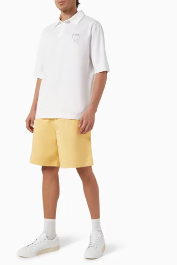Relaxed Shorts in Organic Cotton-jersey