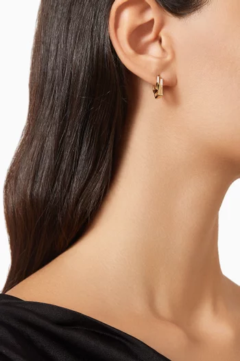 Celebration Single Right Hoop Earring in 18kt Gold