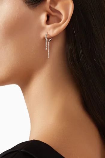 Dreamscape Single Hoop Earring in 14kt Gold