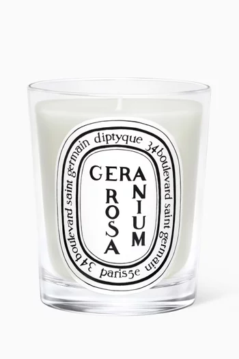 شمعة غيرانيوم روزا، 190 غرامات