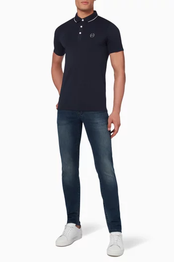 Circle Logo Jersey Polo Shirt