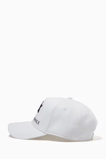 Logo Baseball Cap in Cotton Twill