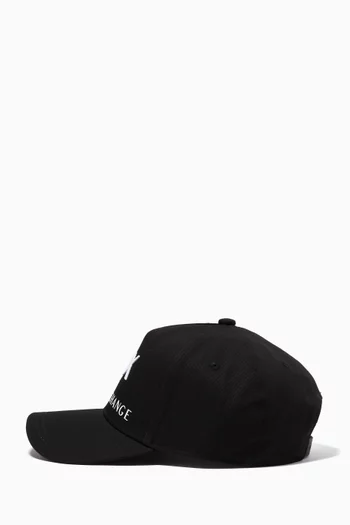 Logo Baseball Cap in Cotton Twill