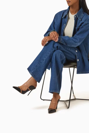 Maureen 100 Mules in Leather