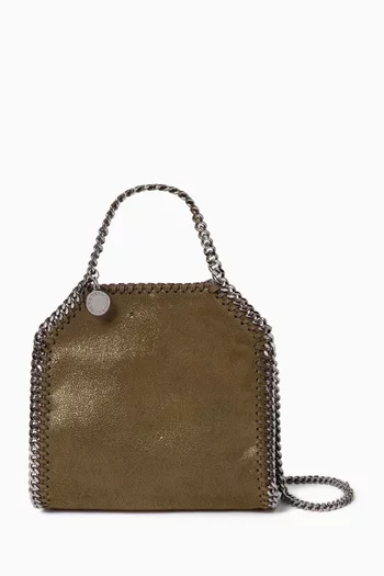 Falabella Tiny Tote Bag in Eco Shaggy Deer Leather