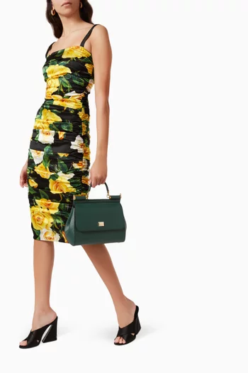 حقيبة سيسيلي متوسطة جلد دوفين