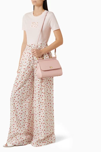 حقيبة سيسيلي متوسطة جلد دوفين