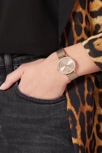 Classic Crystal-Embellished Watch