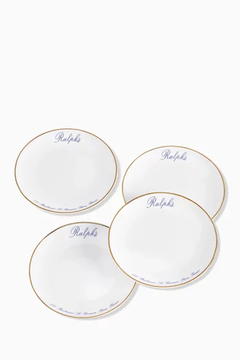 Ralph's Paris Canape Plates, Set of 4
