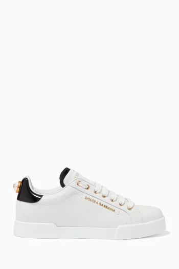 Portofino Pearl Sneakers in Leather