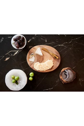 Natural Afora Coasters, Set Of 2