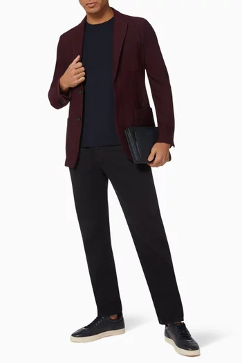 Logo Embroidered Jersey T-Shirt