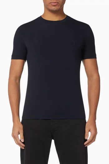 Logo Embroidered Jersey T-Shirt