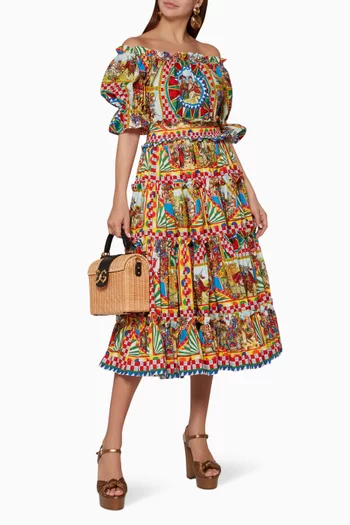 Printed Cotton Dress 