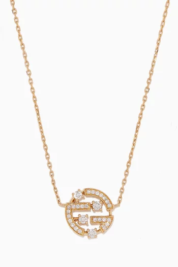 Avenues Yellow Gold & Diamond Necklace