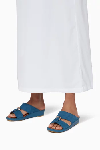 Cinghia Buck Matelasse Losange Sandals