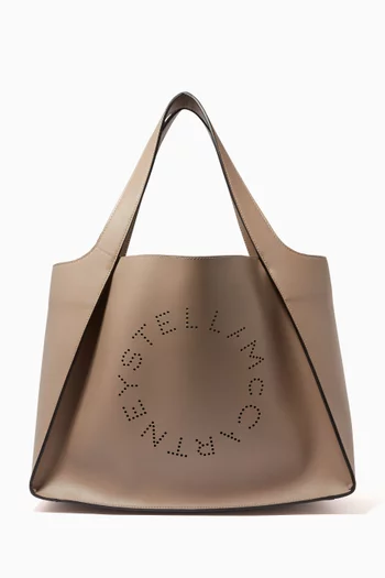 Stella Logo Tote Bag in Eco Alter Nappa