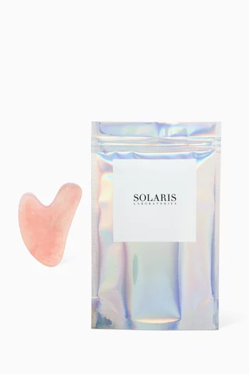 Gua Sha Brazilian Rose-Quartz Facial Massage Tool