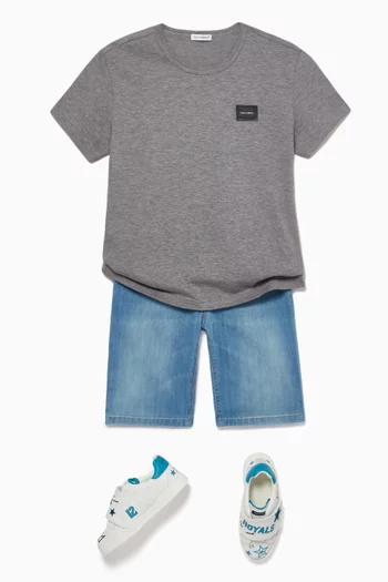Logo Plaque Jersey T-Shirt