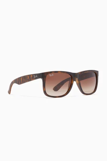 Justin Tortoise Frame Sunglasses 