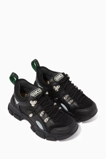 Daddy Chunky Leather Sneakers