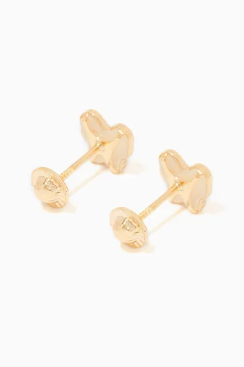 Butterfly Diamond Stud Earrings