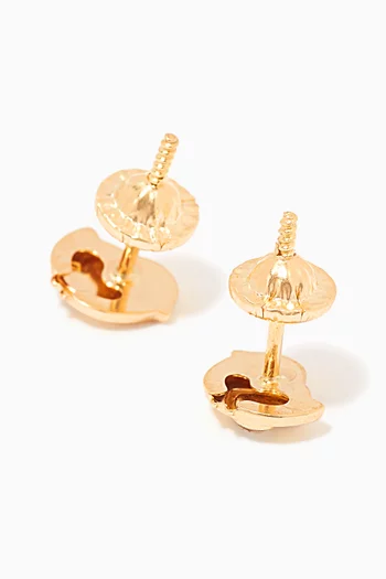 Bird Heart Stud Earrings    