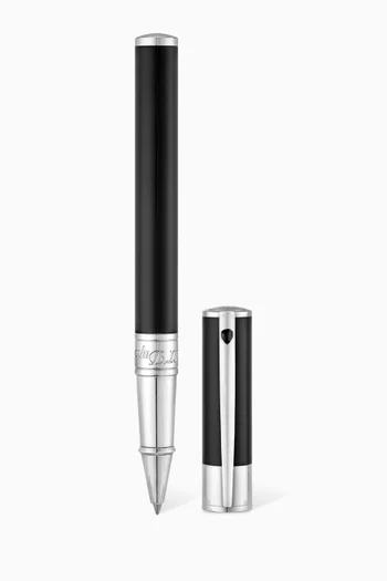 D-Initial Chrome-Finish Rollerball Pen   