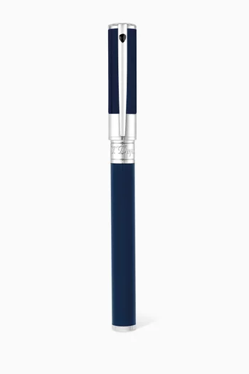 D-Initial Chrome-Finish Rollerball Pen     