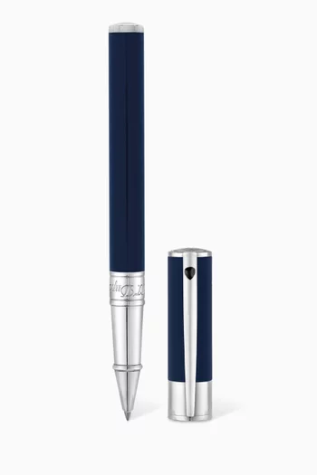 D-Initial Chrome-Finish Rollerball Pen     