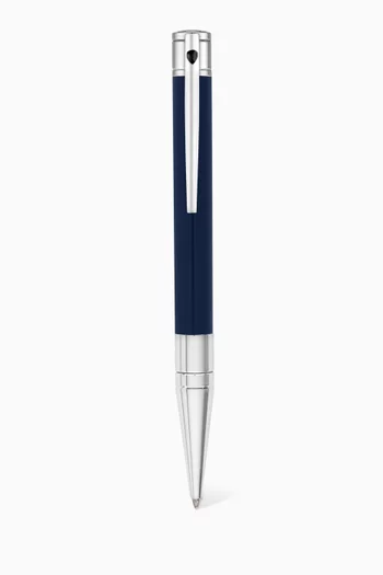 D-Initial Chrome-Finish Ballpoint Pen   