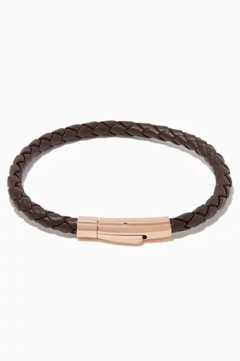 Matteo Woven Leather Bracelet  