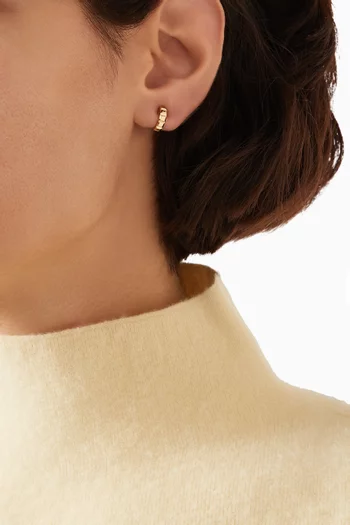 Quatre Clou De Paris Single Clip Earring in 18kt Yellow Gold