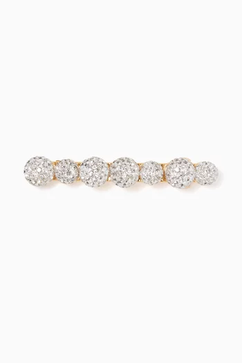 Crystal Mixed Barrette  