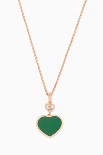 Happy Hearts Diamond Pendant Necklace