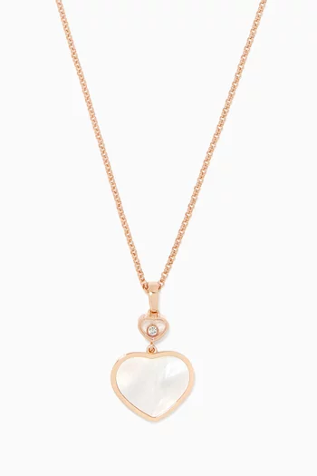 Happy Hearts Diamond Pendant Necklace