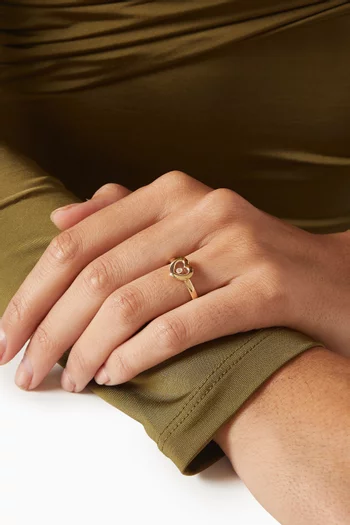 Happy Diamonds Icons Ring in 18kt Gold