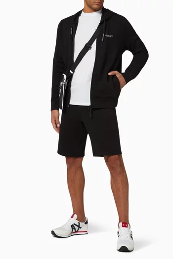 Logo Cotton Bermuda Shorts