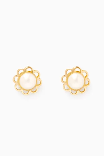 Pearl Stud Earrings