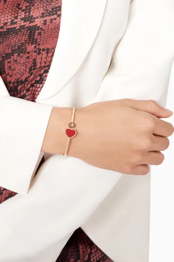 Happy Hearts Diamond Bangle