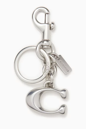 Signature Bag Charm in Metal