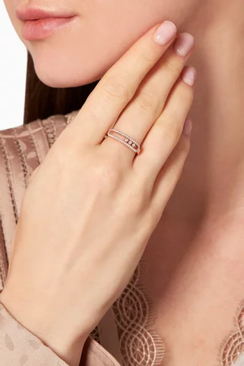 Baby Move Pavé Diamond Ring