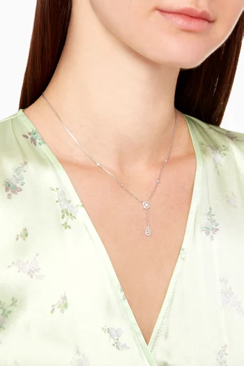 My Twin Tie Diamond Necklace   