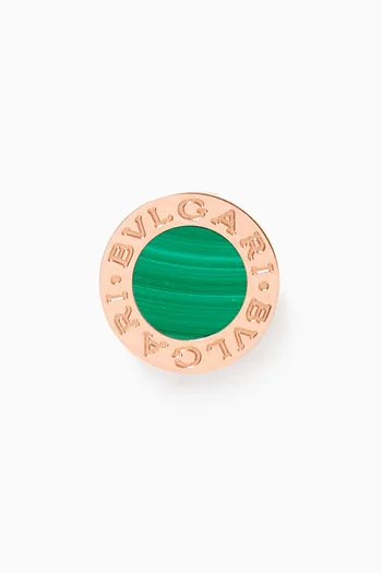 BVLGARI BVLGARI Malachite Single Stud Earring        