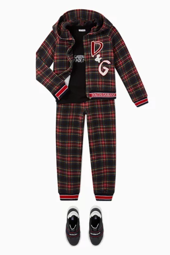 Tartan Jersey Sweatpants