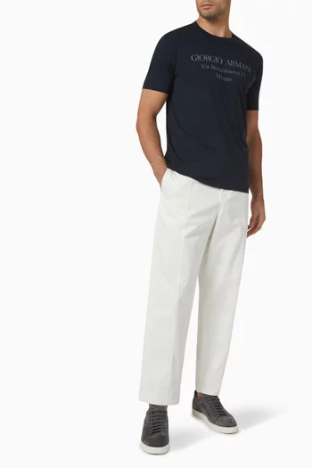 تي شيرت بطبعة Borgonuovo 11 قطن بيما جيرسيه