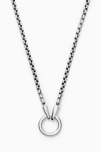 Charm Necklace in Sterling Silver        