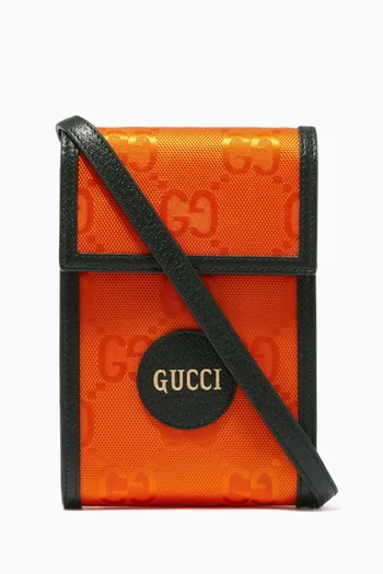 حقيبة اوف ذا غريد ميني نايلون بشعار Gucci